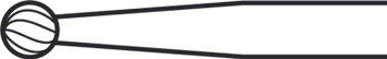 Product Aesculap ELAN 4 Rosen Burr 2.3mm (1-ring) - 49mm | GP120R Image