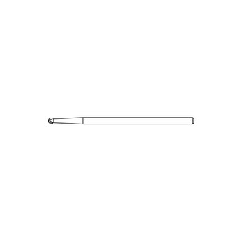 Product VOI 2.0mm Medium Carbide-Round Cutting Bur-6 Flutes | H-124 Image