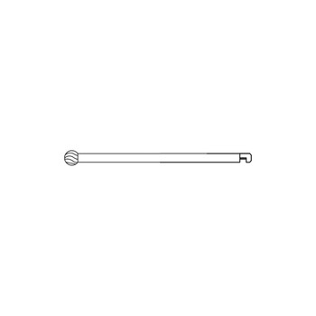 Product VOI 4.0mm UltraLite Round Cutting Bur w/J-Notch-8 Flutes | R40-51N Image