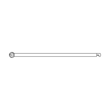 Product VOI 4.0mm Signature SS-Round Cutting Bur w/J-Notch-8 Flutes | R4070N Image