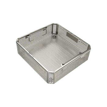 Product Vet Spectrum EverGreen 1/2 Standard Sterilization Container Basket, Perforated (244x253x80mm) | SAH.K3754 Image