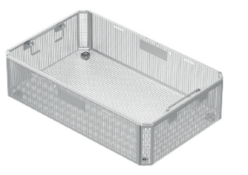 Product Vet Spectrum EverGreen Wide Sterilization Container Basket, Perforated (275x175x45mm) | SAH.K3756 Image
