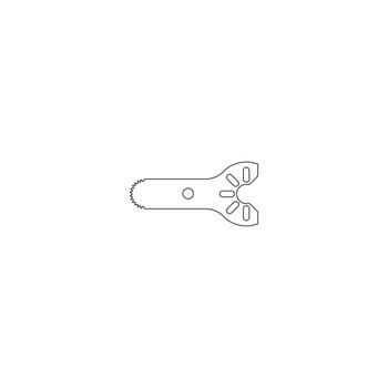 Product VOI Micro-Oscillating & Sagittal Saw Blade 18.5mm Long x 6.6mm Wide x 0.43mm Thick | SM-3051 Image