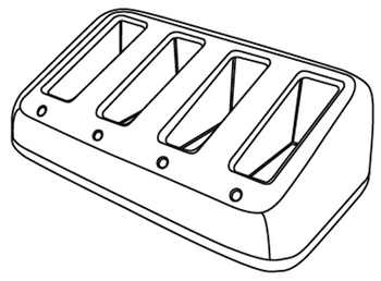 Product Vet Spectrum ACC; Charger 4-Bay Set (Intl); For MedLED Chrome Headlight | M-90203 Image