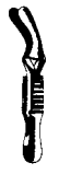 Product Spectrum Dieffenbach Bulldog Clamp, Curved, 1.4" (3.5cm), Cross Loaded | SAH.13-3141 Image