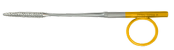 Product Spectrum Good Bone Rasp, 6.5" (16.5cm), Straight, Single Ended, Finger Handle, Concial Tapered Tip | SAH.20-5846 Image