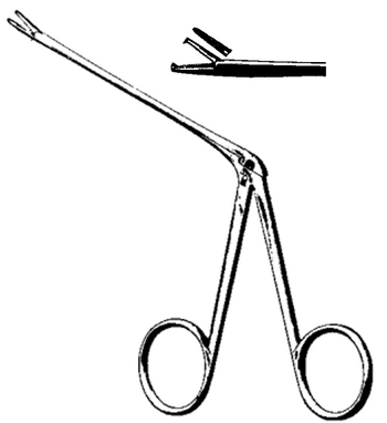 Product Spectrum Hartmann Alligator Forcep, 5.5" (14cm) Working Length, 1x2 Teeth | SAH.23-3292 Image