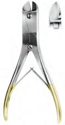 Product Spectrum Pin Cutter 7" (18cm), Side Cutting, Straight, Cuts Up To 5/64" (2.0mm), Double Action, TC | SAH.32-119 Image