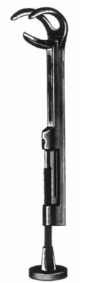 Product Spectrum Lowman Bone Clamp, 8in (20cm), Straight, Turn Lock, 2x1 Jaws | SAH.35-1170 Image
