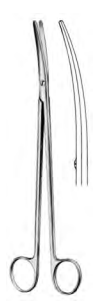 Product Spectrum Metzenbaum Scissor, 6” (15cm), Curved, TC | SAH.50-6911 Image