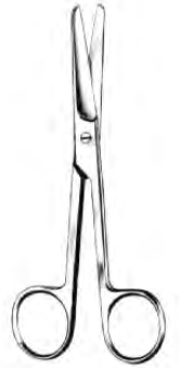 Product Spectrum Operating Scissor, 5.75" (14.5cm), Straight, Blunt/Blunt, Tungsten Carbide | SAH.50-7002 Image