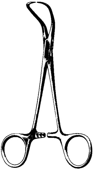 Product Spectrum Backhaus Towel Forcep, 3.5" (9cm), Left-Handed | SAH.60-2231LH Image