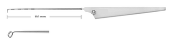Product Vet Spectrum Ring Curette, 9.5" (24cm), 110mm Working Length, Triangular Handle, 7mm | SAH.703028 Image