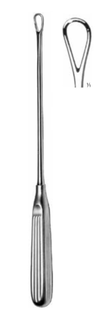 Product Vet Spectrum Thomas Uterine Curette, 11" (28cm), Blunt, 14mm | SAH.705005 Image