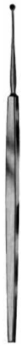 Product Vet Spectrum Meyhoefer Chalazion Curette, 5" (13cm), Sharp, 0.5 mm | SAH.741170 Image
