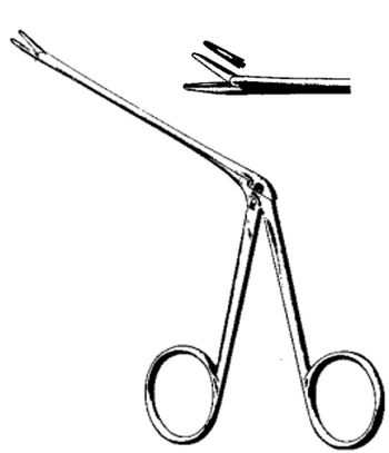 Product Spectrum Alligator Grasping Forcep, 5" Working Length, Serrated, Fine Tip | SAH.720821 Image