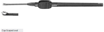 Product Vet Spectrum Ophthalmic Micro Eye Forcep, Axial Squeeze Handle, Oval Cup Shaped Tips | SAH.722600 Image