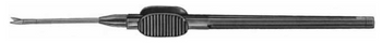 Product Vet Spectrum Ophthalmic Micro Eye Forcep, Axial Squeeze Handle, Serrated Tips | SAH.722601 Image