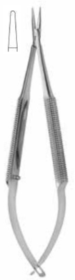 Product Vet Spectrum Barraquer Needle Holder, 7" (18cm), Straight, Smooth, With Lock | SAH.722005 Image