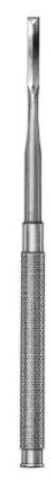 Product Vet Spectrum Gardner Chisel, 7" (18cm), Curved Backwards, 4mm | SAH.733703 Image