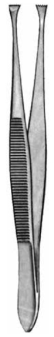 Product Vet Spectrum Graefe Fixation Forcep, 4.25" (11cm), Without Catch | SAH.761200 Image