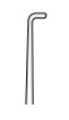 Product Vet Spectrum Microdisectomy Lumbar Micro Hook, 9.25" (24cm), Offset Black Aluminum Handle | SAH.780064 Image