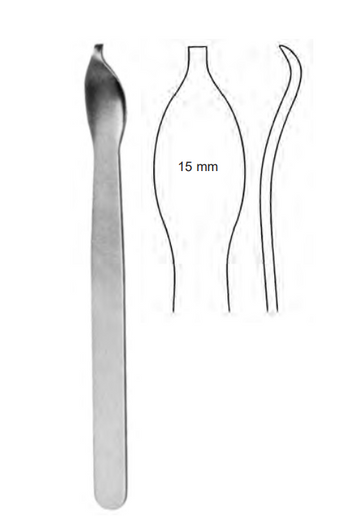 Product Vet Spectrum Mini-Hohmann Retractor, 6.25", 15mm | SAH.704130 Image