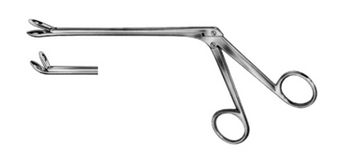 Product Vet Spectrum Wilde Rongeur, 5" (13cm), Angled Up, 3x8mm Fenestrated Jaw | SAH.702005 Image