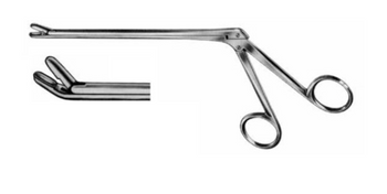 Product Vet Spectrum Cloward Rongeur, 6" (15cm), Angled Up, 6x10mm Jaw | SAH.702014 Image