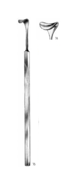 Product Vet Spectrum Cushing Retractor, 8" (20cm), Blunt Saddle Tip, 12mm | SAH.760324 Image
