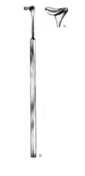 Product Vet Spectrum Cushing Retractor, 8" (20cm), Blunt Saddle Tip, 14mm | SAH.760325 Image