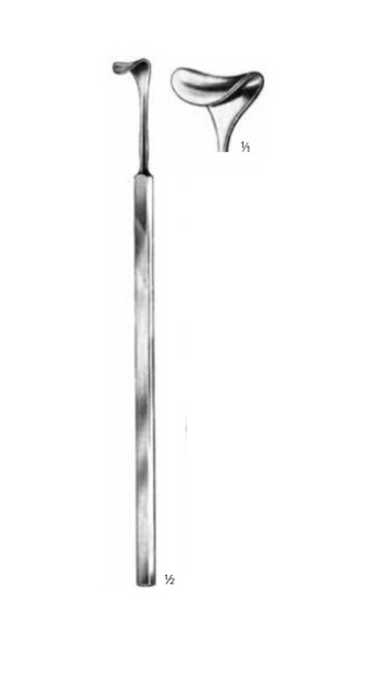 Product Vet Spectrum Cushing Retractor, 8" (20cm), Blunt Saddle Tip, 16mm | SAH.760326 Image