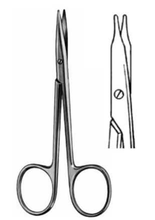 Product Vet Spectrum Stevens Tenotomy Scissor, 4" (10cm), Straight, Blunt/Blunt | SAH.720164 Image
