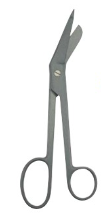 Product Vet Spectrum Lister Bandage Scissor, 7.5" (19cm), One Large Ring Handle, PTFE (Non-Stick Coating) | SAH.720793 Image