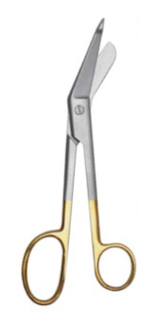 Product Vet Spectrum Lister Bandage Scissor, 7.5" (19cm), One Large Ring Handle, TC | SAH.720795 Image