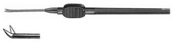 Product Vet Spectrum Ophthalmic Micro Eye Scissor, Axial Squeeze Handle, Angled Up | SAH.722652 Image