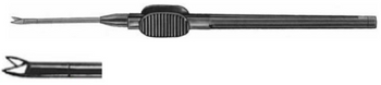Product Vet Spectrum Ophthalmic Micro Eye Scissor, Axial Squeeze Handle, Curved to the Right | SAH.722654 Image