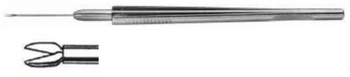 Product Vet Spectrum Vitrectomy Micro Scissor, Thin Squeeze Handle, 0.9mm Tip, Straight | SAH.722661 Image