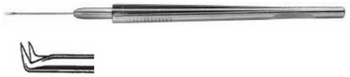 Product Vet Spectrum Vitrectomy Micro Scissor, Thin Squeeze Handle, 0.9mm Tip, Angled Up 60 Degree | SAH.722663 Image