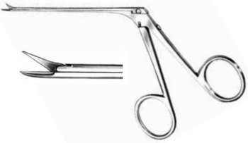 Product Vet Spectrum Bellucci Ear Scissor, 3.25" (8cm) Shaft Length, Straight, Mini Tip, 5.5 x 1.3 x 2.0 mm Tip | SAH.724014 Image