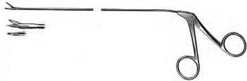 Product Spectrum Laryngeal Scissors, 9", Straight, Horizontal Cutting Micro Scissor Tip | SAH.753281 Image