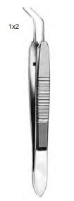 Product Spectrum Troutman Fixation Forcep, 3.4" (8.5 cm), 1x2 Teeth, 0.8 mm Tip | SAH.727028 Image