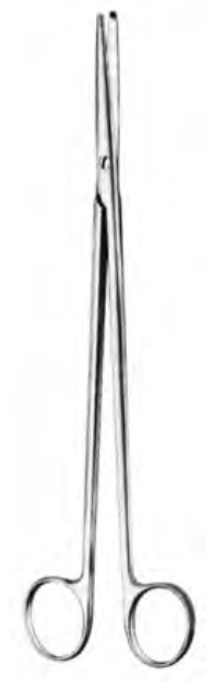 Product Spectrum Metzenbaum Scissor, 11" (28cm), Straight, Delicate, TC | SAH.50-7121 Image