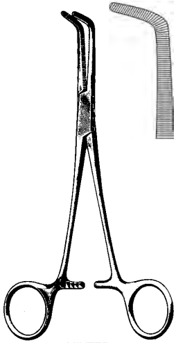 Product Spectrum Mixter Forcep, 6.25", Fully Serrated, Angled Tip | SAH.60-4205 Image