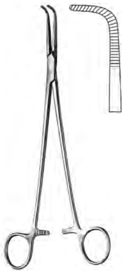Product Spectrum Kantrowitz Forcep, 9.5", Serrated, Right Angle Curve | SAH.60-4209 Image