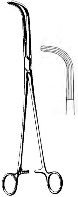 Product Spectrum Mixter Forcep, 8.75", Longitudinal Serrations, Full Curve | SAH.60-4211 Image