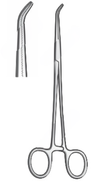 Product Spectrum Tonsillectomy Clamp, 7.5" (19cm), Curved | SAH.60-4244 Image