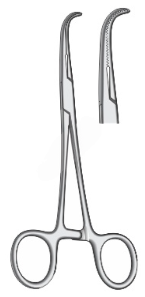 Product Spectrum Cholecystectomy Clamp, 7.75" (19.5cm), Right Angled Lahey | SAH.60-4245 Image