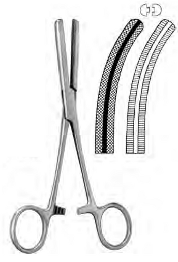 Product Spectrum Fergusson Angiotribe Forcep, 6.5", Curved | SAH.60-91041 Image