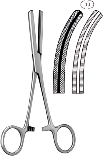 Product Spectrum Fergusson Angiotribe Forcep, 7.5", Curved | SAH.719723 Image